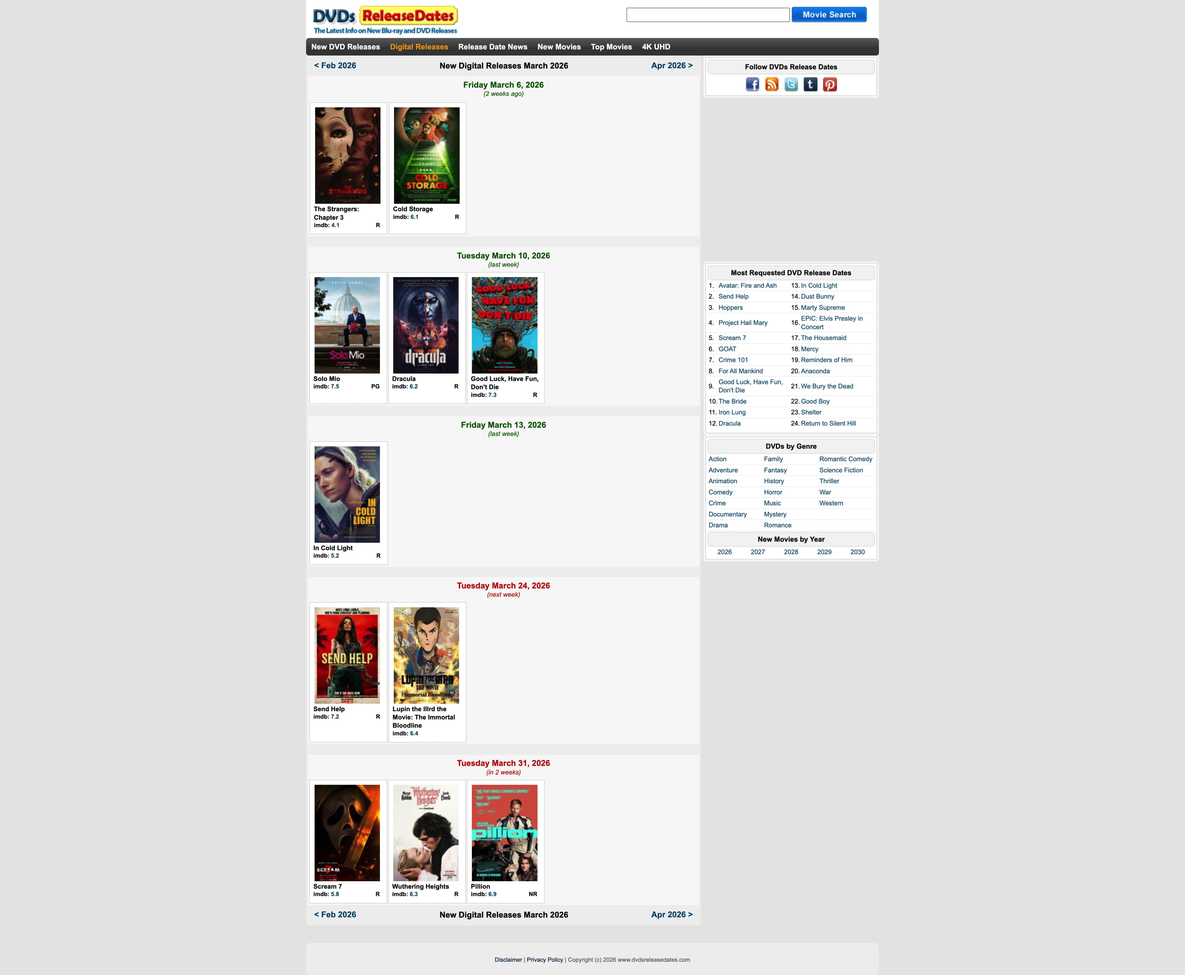 DVD Releases — Redesign LP — Before